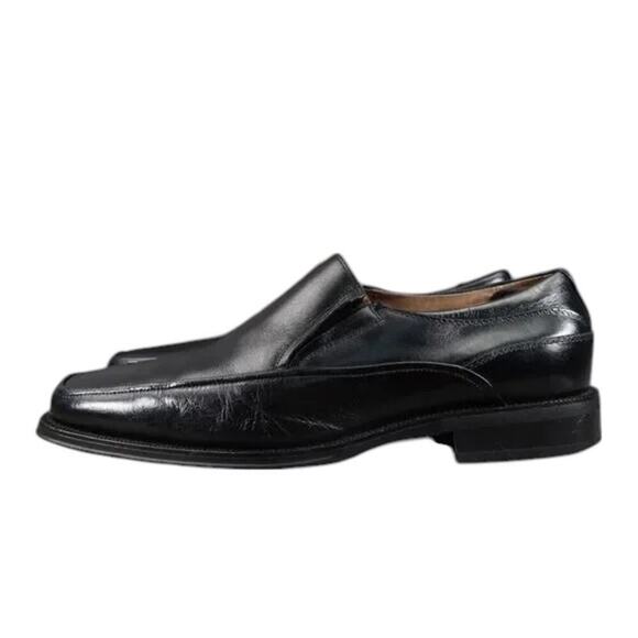 Florsheim Shoes Mens 8.5 Loafer Slip On Classic Black Leather Square Toe Comfort main image 7